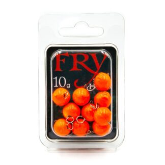 Set de plumbi vopsiți cu urechi detașabili Orange (blister)